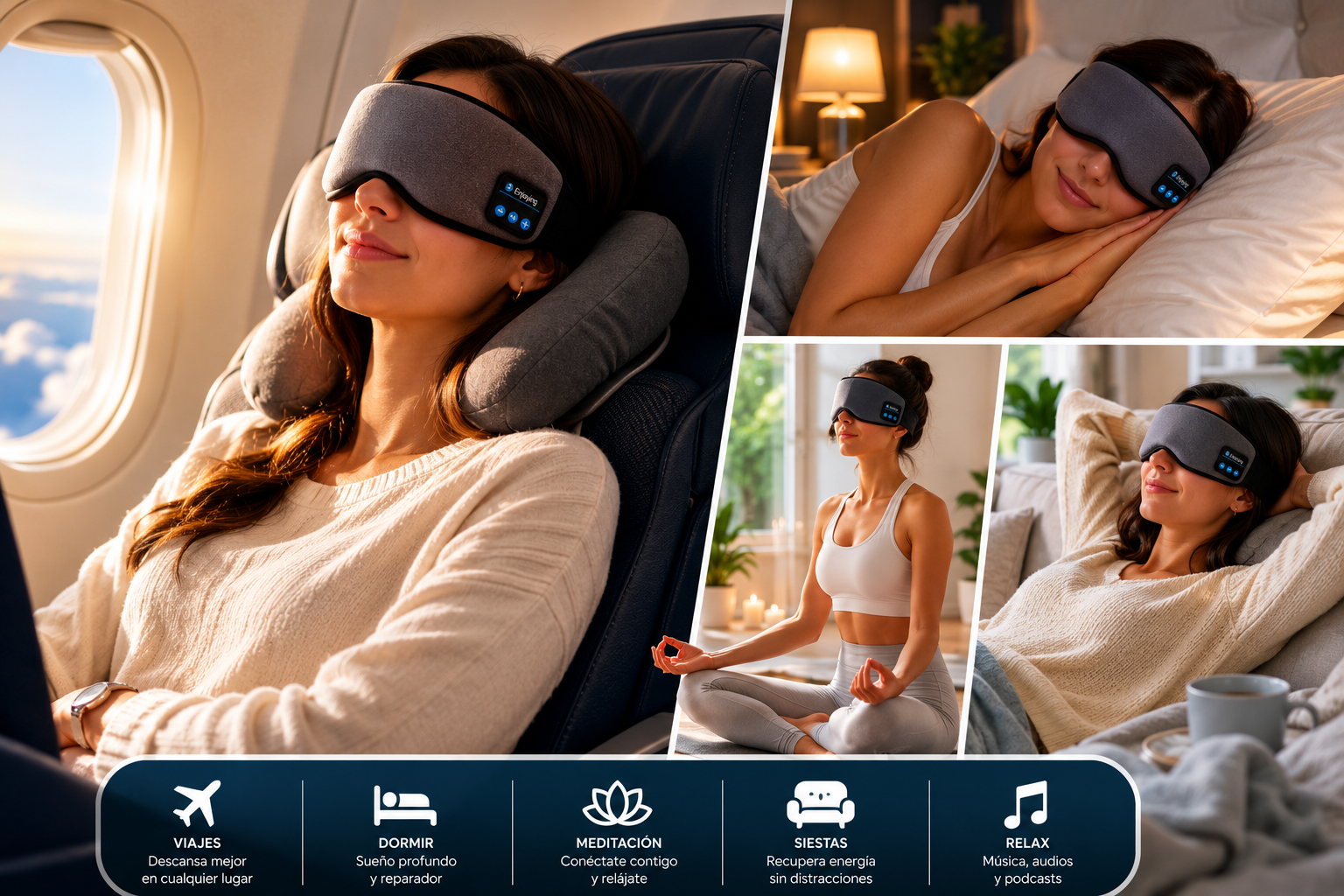 ANTIFAZ BLUETOOTH PARA DORMIR