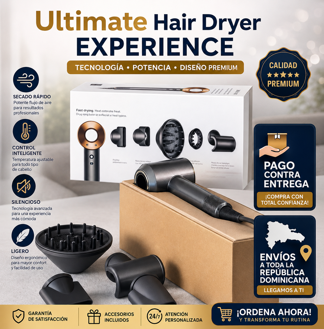 BLOWER/ SECADOR DE PELO DE 5 CABEZAS