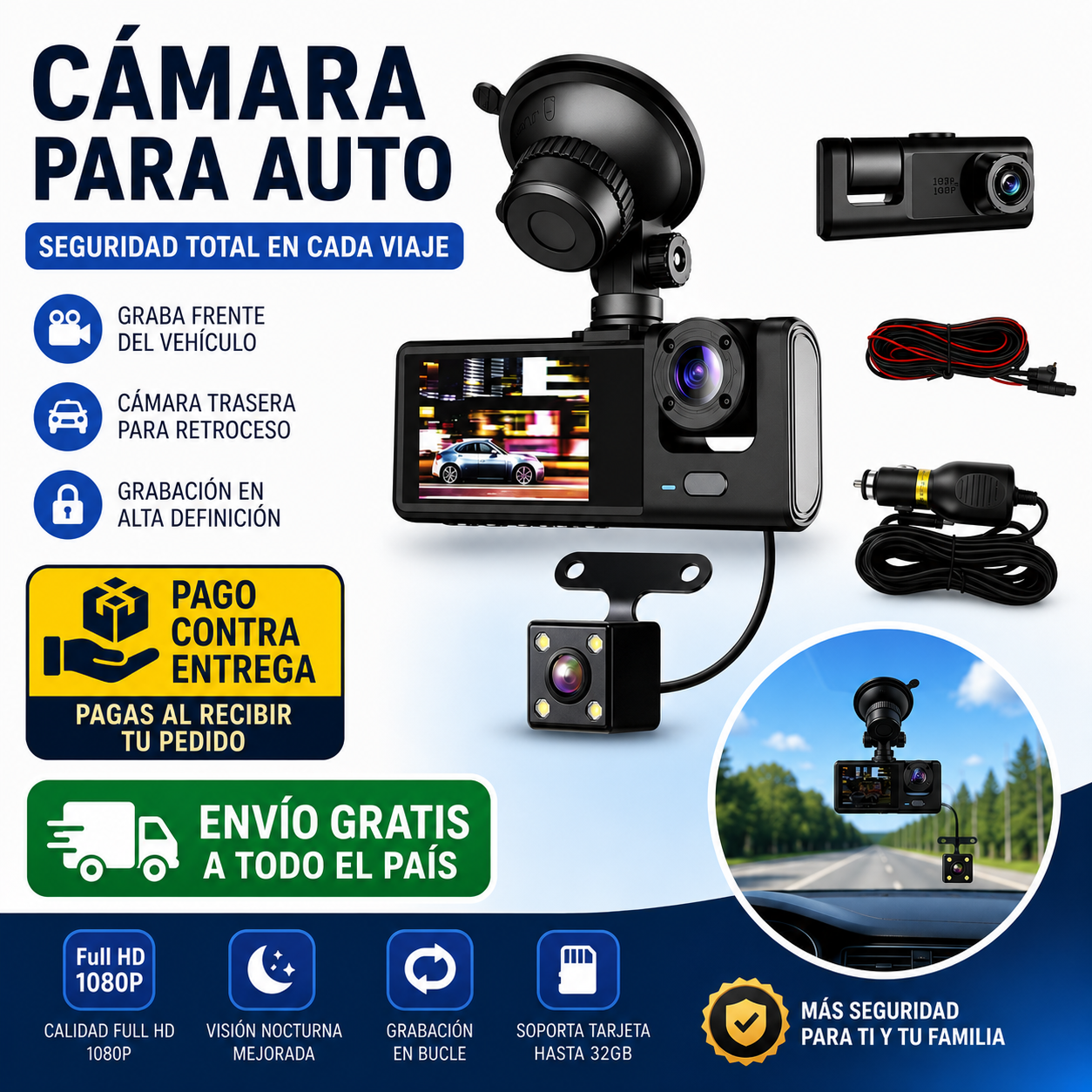 CAMARA PARA CARRO CON WIFI