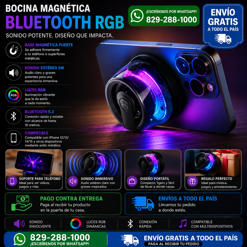 BOCINA MAGNETICA PARA CELULARES G200